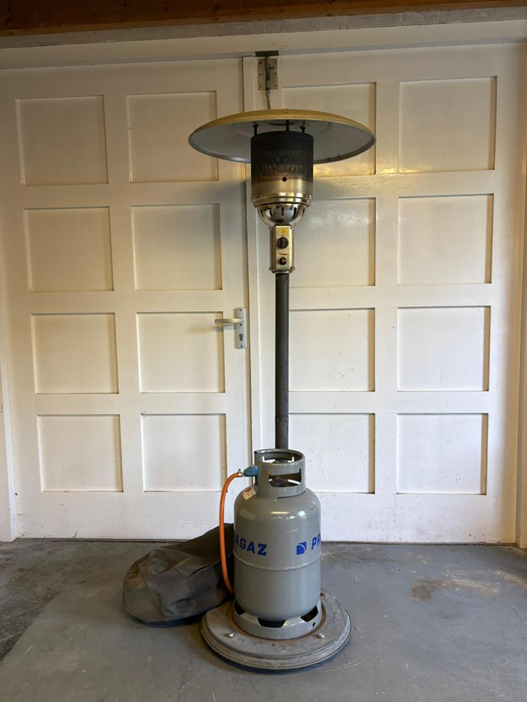 Terrasverwarmer heater, Tuin en Terras, Terrasverwarmers, Ophalen, Gebruikt, Gas, Vloer