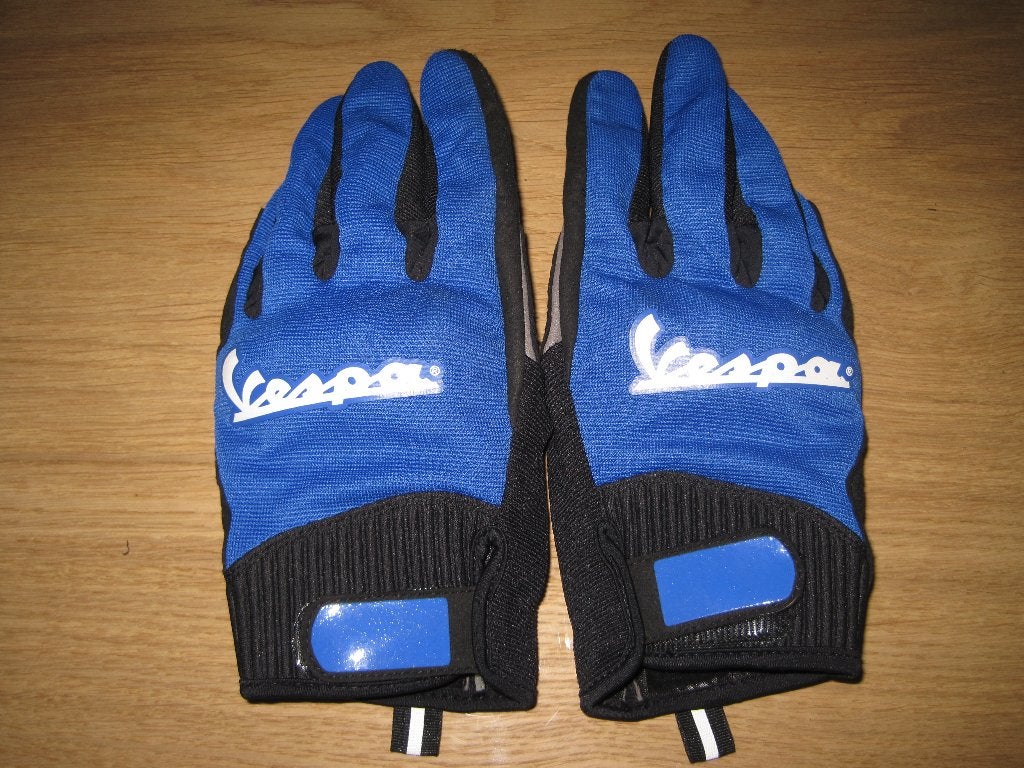 originele vespa handschoenen, Fietsen en Brommers, Brommerhelmen, Verzenden, Zo goed als nieuw, Extra large of groter, Vespa