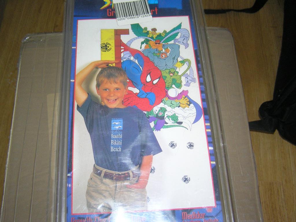 Spiderman groeimeter(zelfklevend), Ophalen of Verzenden, Superheld, Nieuw, Overige typen