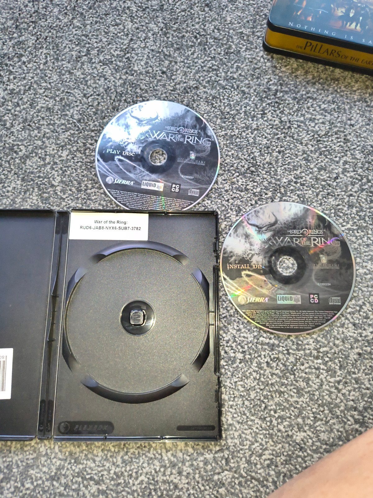 The Lord of the Rings: War of the Ring PC CD-ROM, Gebruikt, 1 speler, Ophalen of Verzenden, Strategie en Constructie