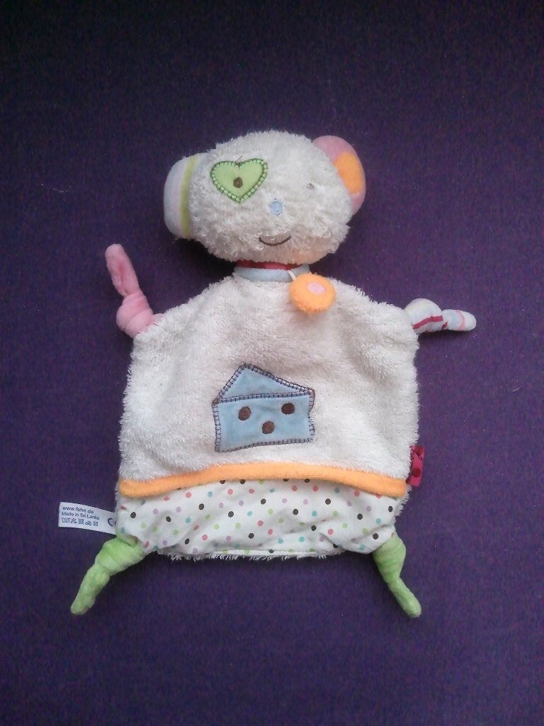 FEHN Knuffeldoekje POES **Nieuw**, Nieuw, Ophalen of Verzenden, Met label, Kat