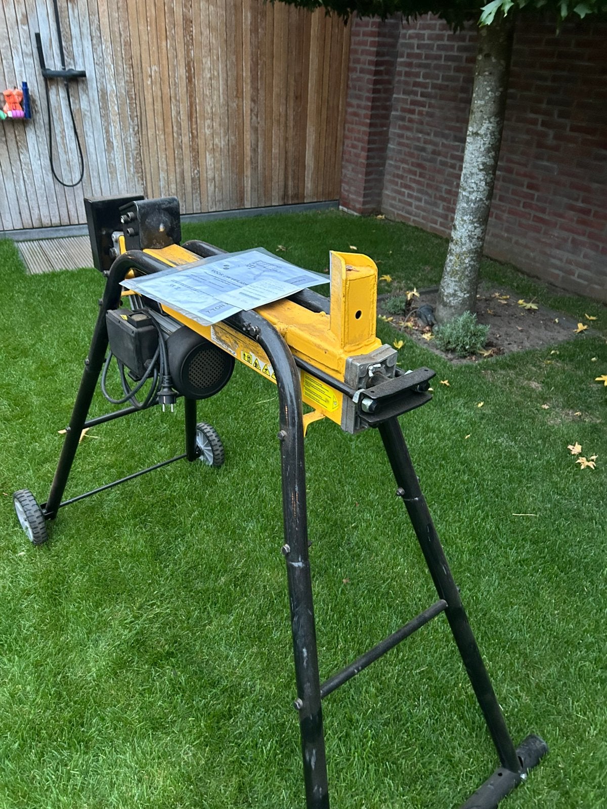 7 ton kloofmachine  kliefmachine 9-2024, Tuin en Terras, Ophalen, Zo goed als nieuw, Elektrisch, Staand