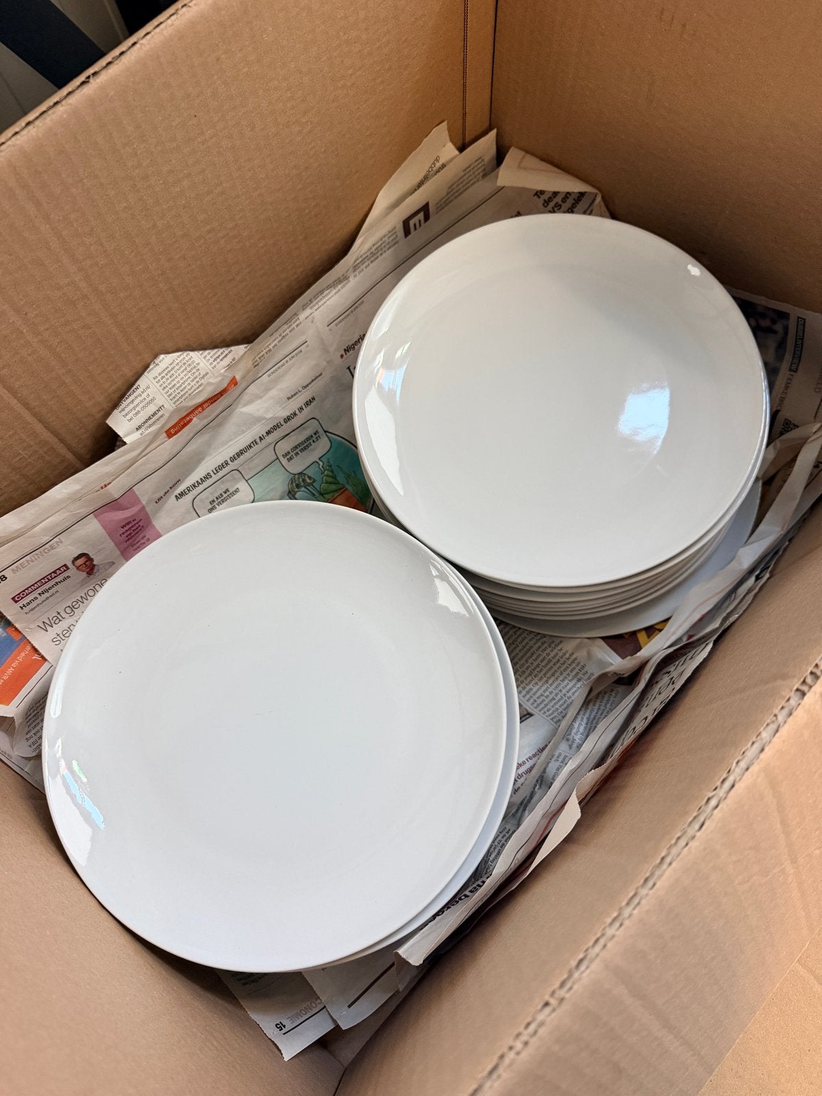Ikea GODMIDDAG borden 20 stuks - weinig gebruikt, Ophalen, Zo goed als nieuw, IKEA, Bord(en)