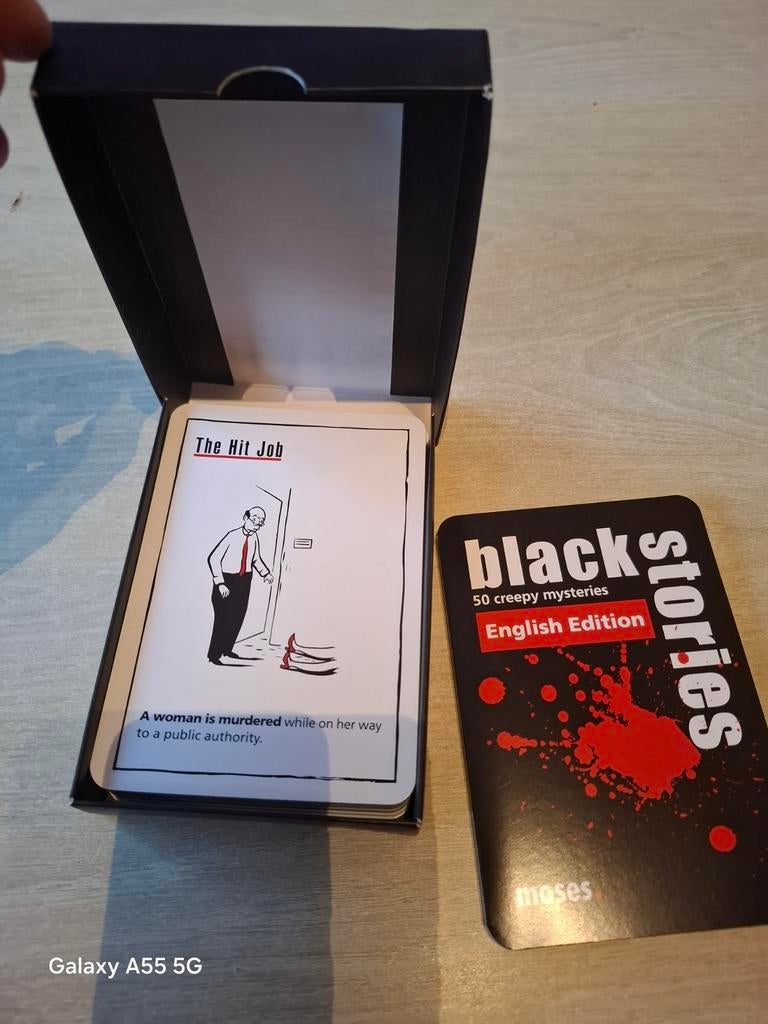 Black Stories - 50 Creepy Mysteries (Engelse Editie), Arnold-Janssen-Straße 23, 41334 Nettetal, Duitsland, Ophalen of Verzenden