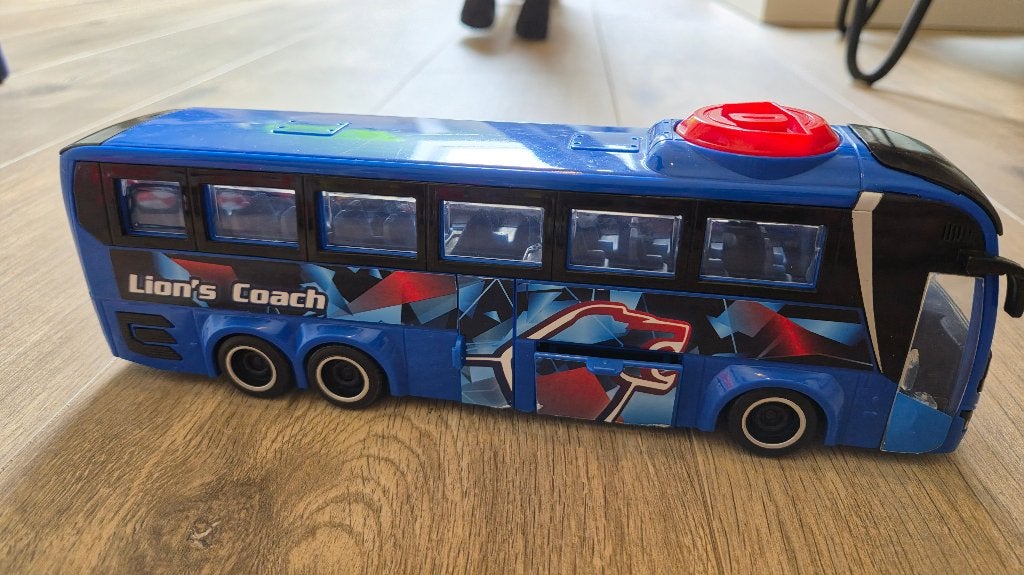 Speelgoed touringcar, Ophalen, Gebruikt