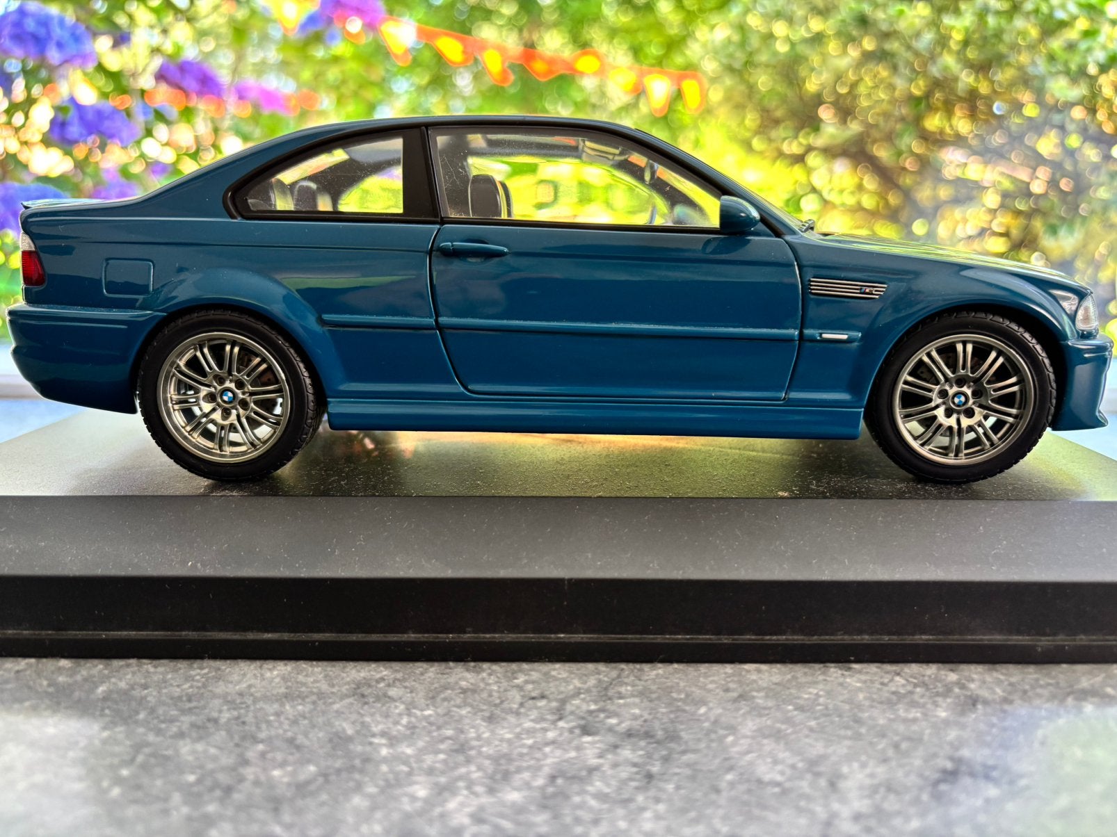 1:18 Bmw M3 E46 AUTOArt Laguna Seca Blauw, Ophalen, Gebruikt, Auto, Autoart