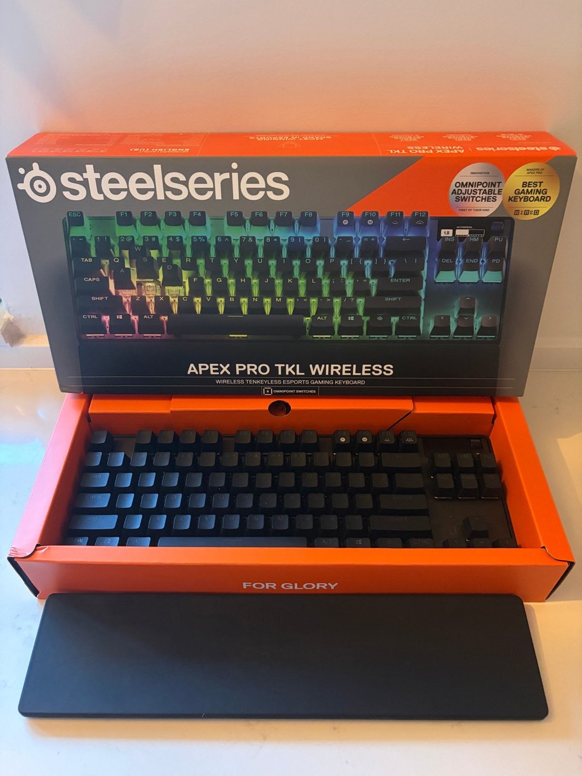 SteelSeries Apex Pro TKL Wireless Gaming Toetsenbord, Computers en Software, Ophalen, Nieuw, Qwerty, Gaming toetsenbord
