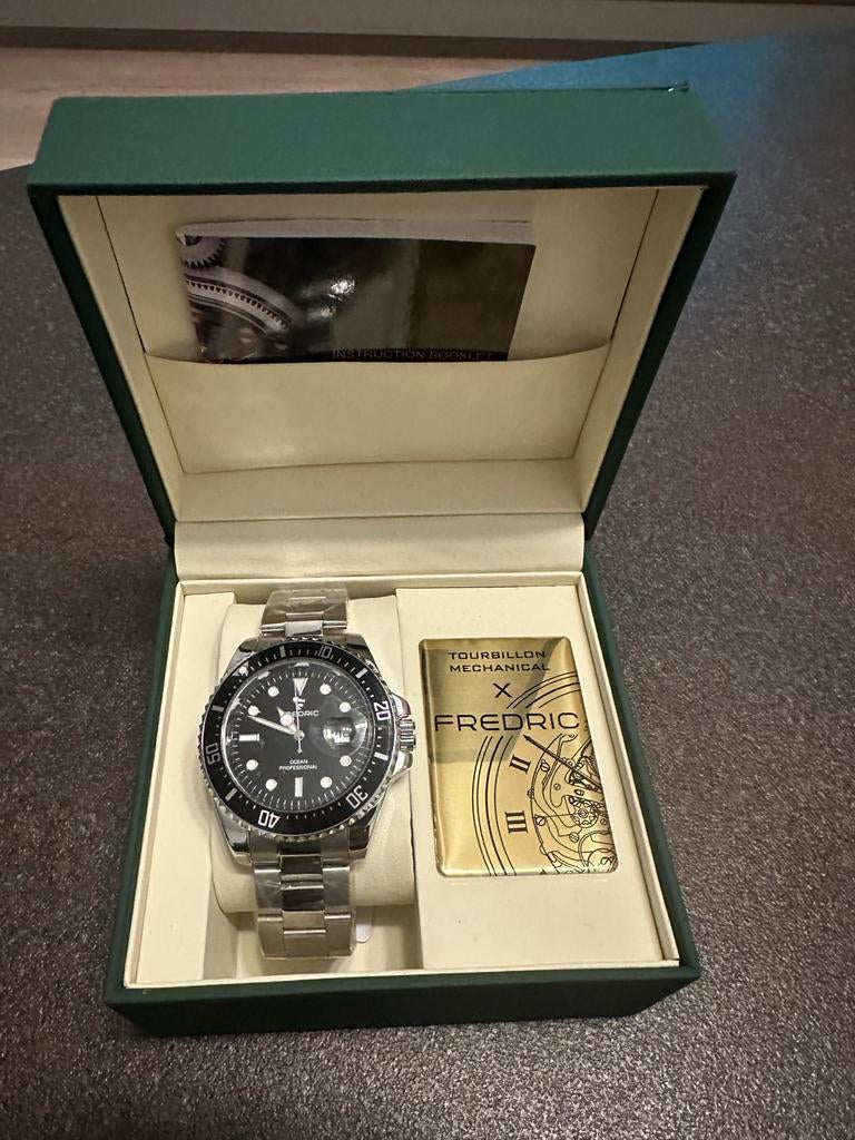 Herenhorloge Fredric Ocean Professional, Overige merken, Staal, Staal, Polshorloge