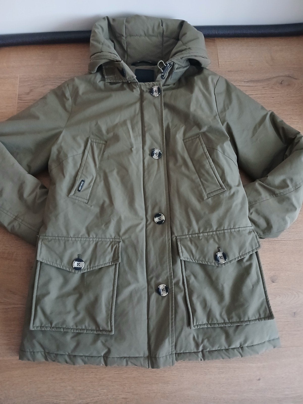 airforce 4 dames winterjas, Ophalen of Verzenden, Zo goed als nieuw, Maat 38/40 (M), Groen