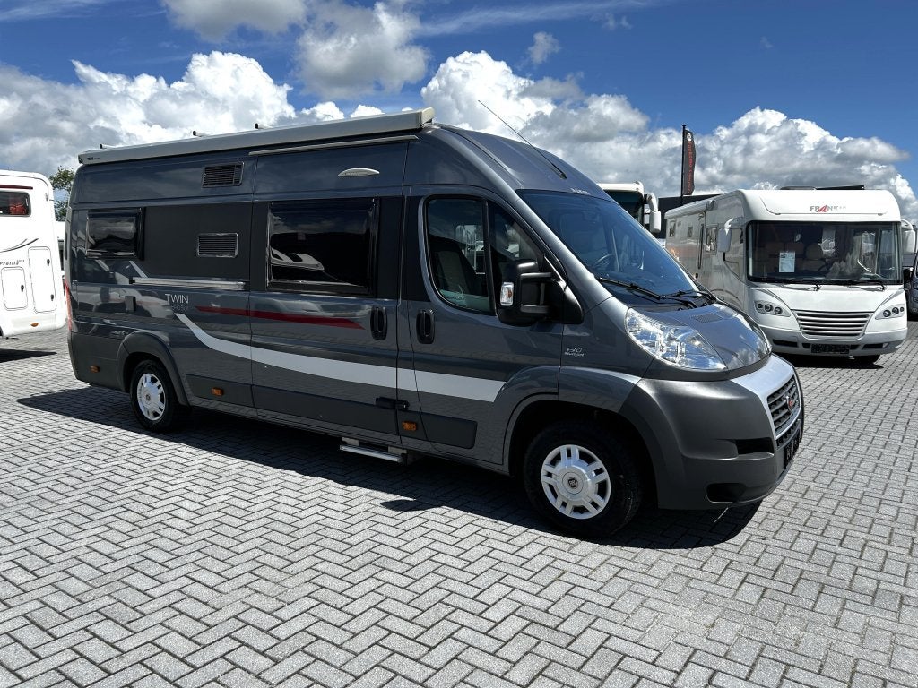 Fiat Adria Twin 640 SLX Enkele-bedden/Euro-5/2015/6.4M/Airco, Caravans en Kamperen, Campers, Buscamper of Camperbus, Fiat, Bedrijf