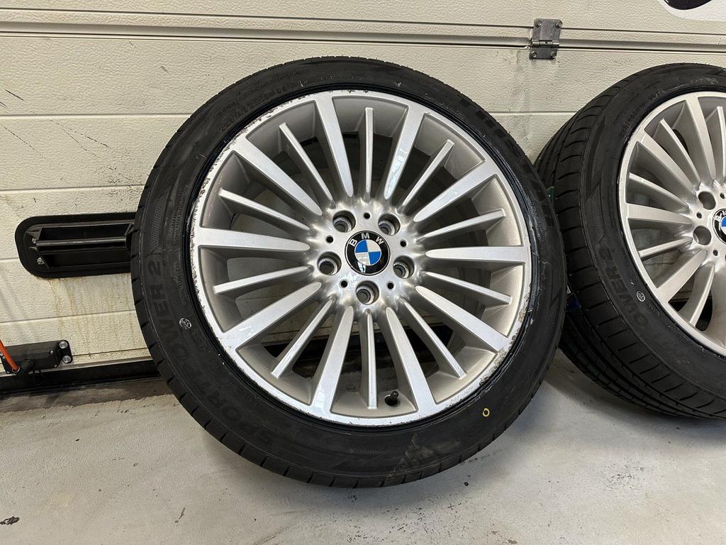 18inch Originele BMW Velgen Style 416! 4 Nwe Banden! 5x120, 18 inch, Gebruikt, -, -