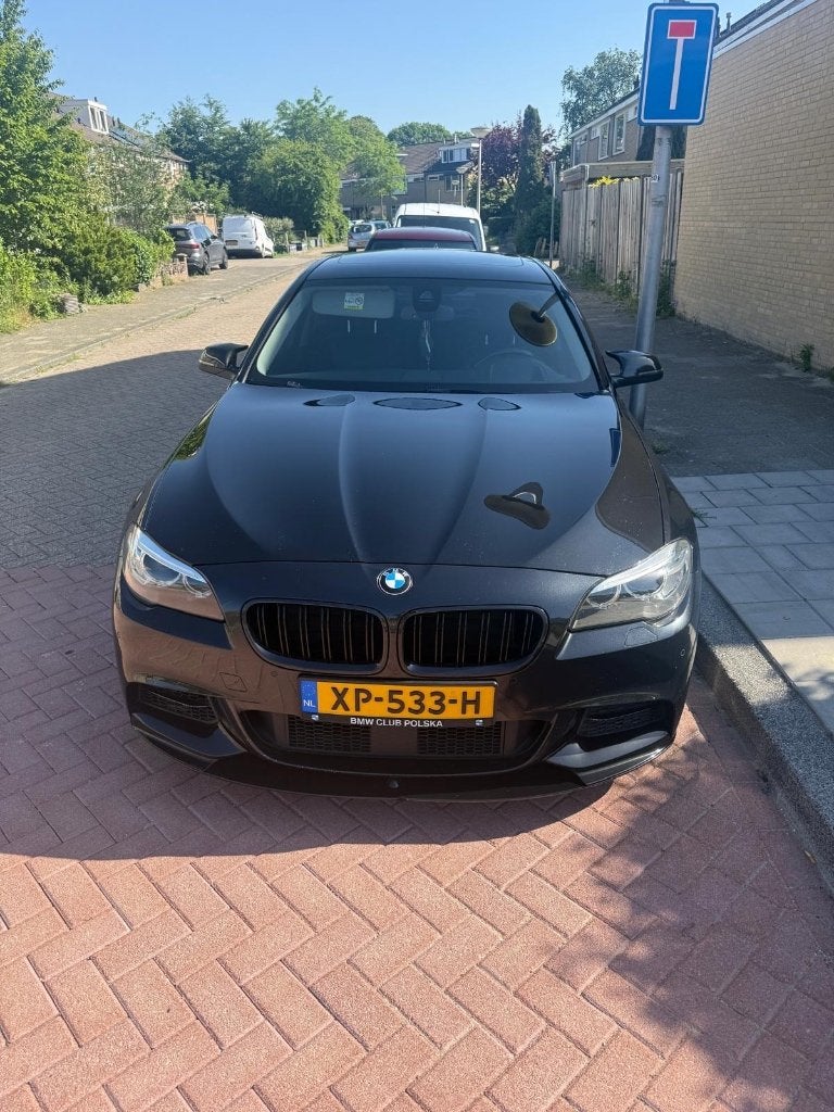BMW 5-Serie 535i 306pk Aut. 2014 Zwart, Auto's, BMW, Automaat, Euro 5, Achterwielaandrijving, 2000 kg
