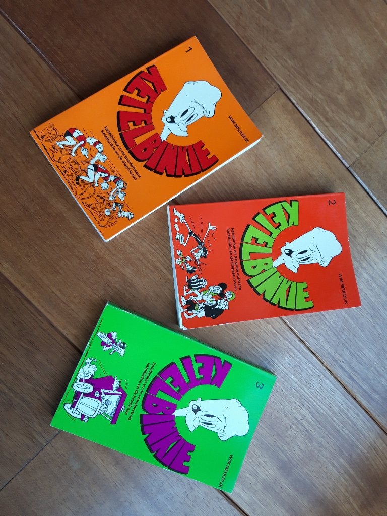 3 Ketelbinkie boekjes, Meerdere stripboeken, Ophalen, Zo goed als nieuw