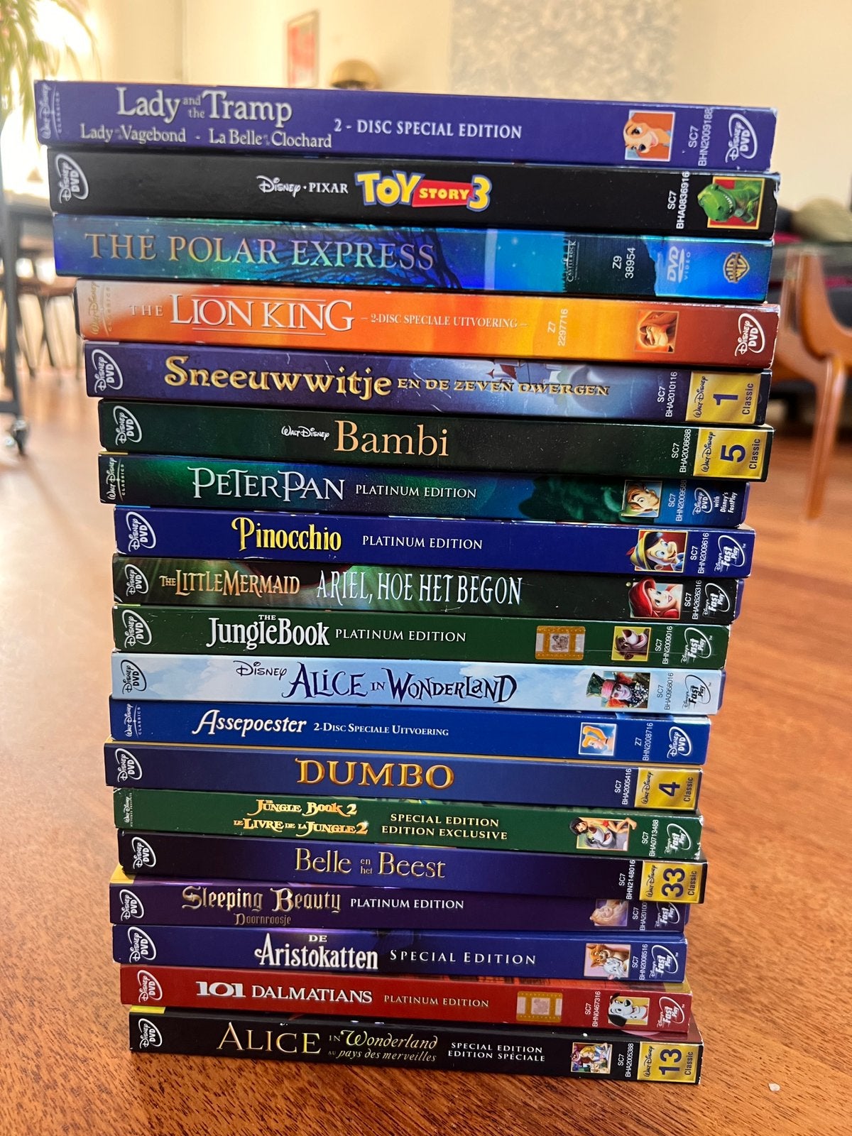 19 Limited edition Disney DVD met sleeve, verzamelaarseditie, Cd's en Dvd's, Vanaf 6 jaar, Ophalen of Verzenden, Zo goed als nieuw