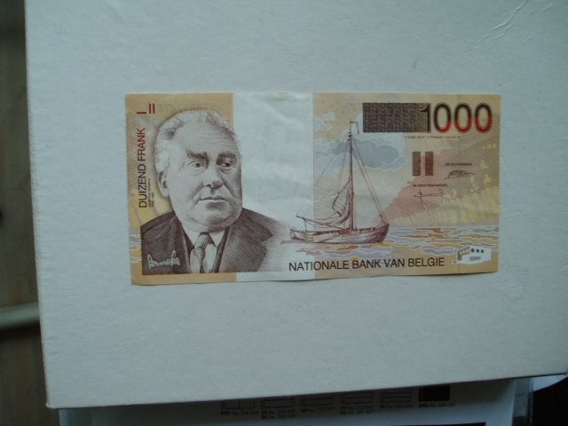 1585. België, 1.000 francs 1997 Constant Perneke., Postzegels en Munten, Bankbiljetten | België, Verzenden, Los biljet