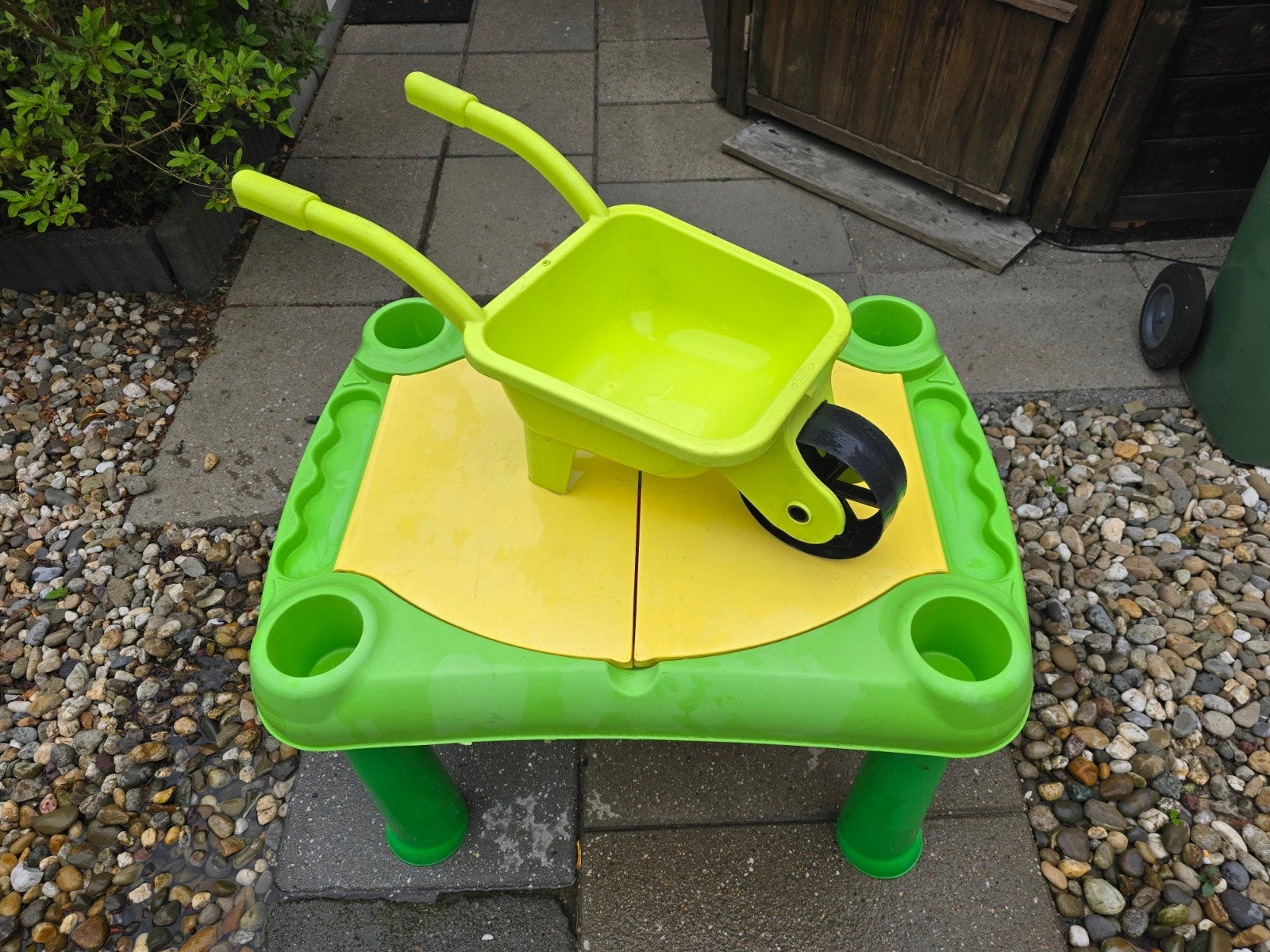 Zandbak schelp, watertafel en kruiwagen voor kinderen, Kinderen en Baby's, Speelgoed | Buiten | Zandbakken, Ophalen of Verzenden