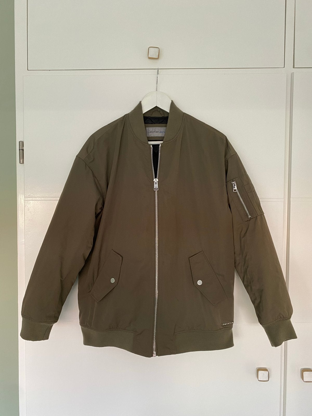 Calvin Klein Bomberjack - Maat M - Zo goed als nieuw, Kleding | Heren, Ophalen of Verzenden, Zo goed als nieuw, Maat 48/50 (M)