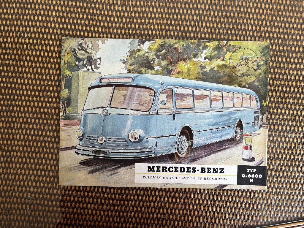 Mercedes-Benz O 6600 H - Reclamebrochure - Ca 1960, Ophalen of Verzenden, Gelezen, Mercedes