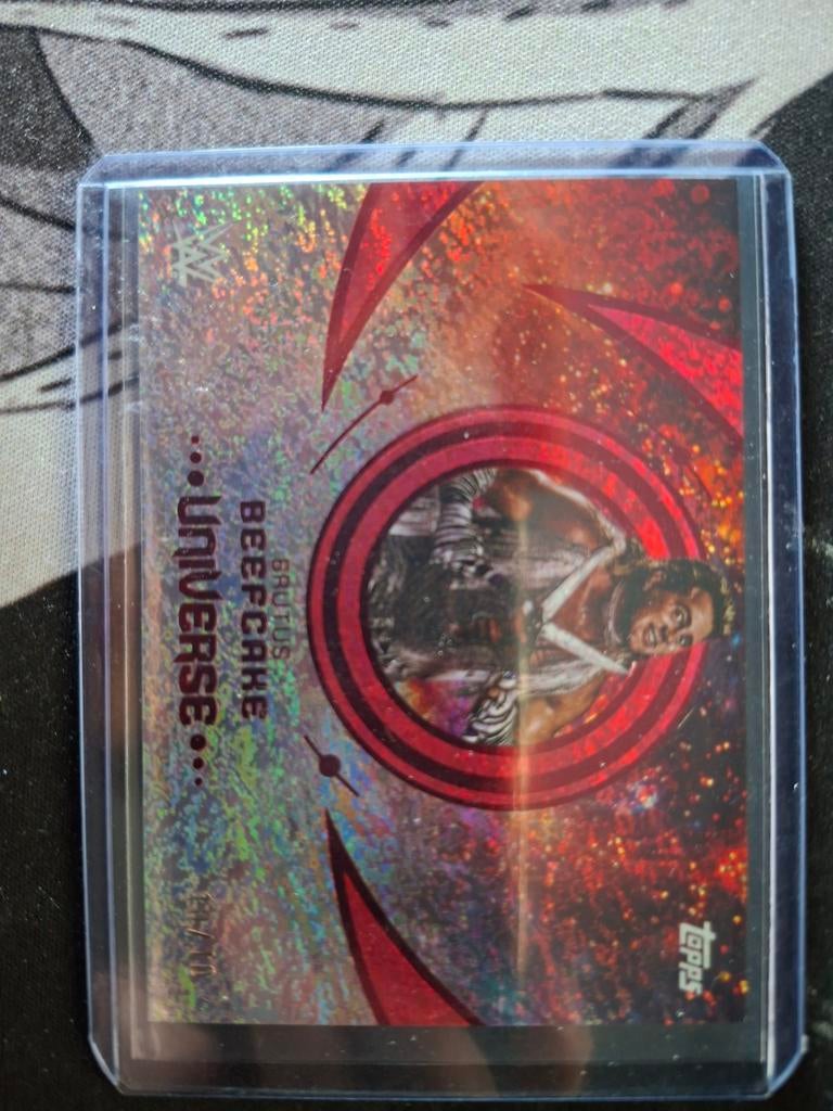 Brutus Beefcake Topps WWE Universe Spelerskaart 10/10, Verzamelen, Ophalen of Verzenden, Zo goed als nieuw, Overige sporten, Spelerskaart