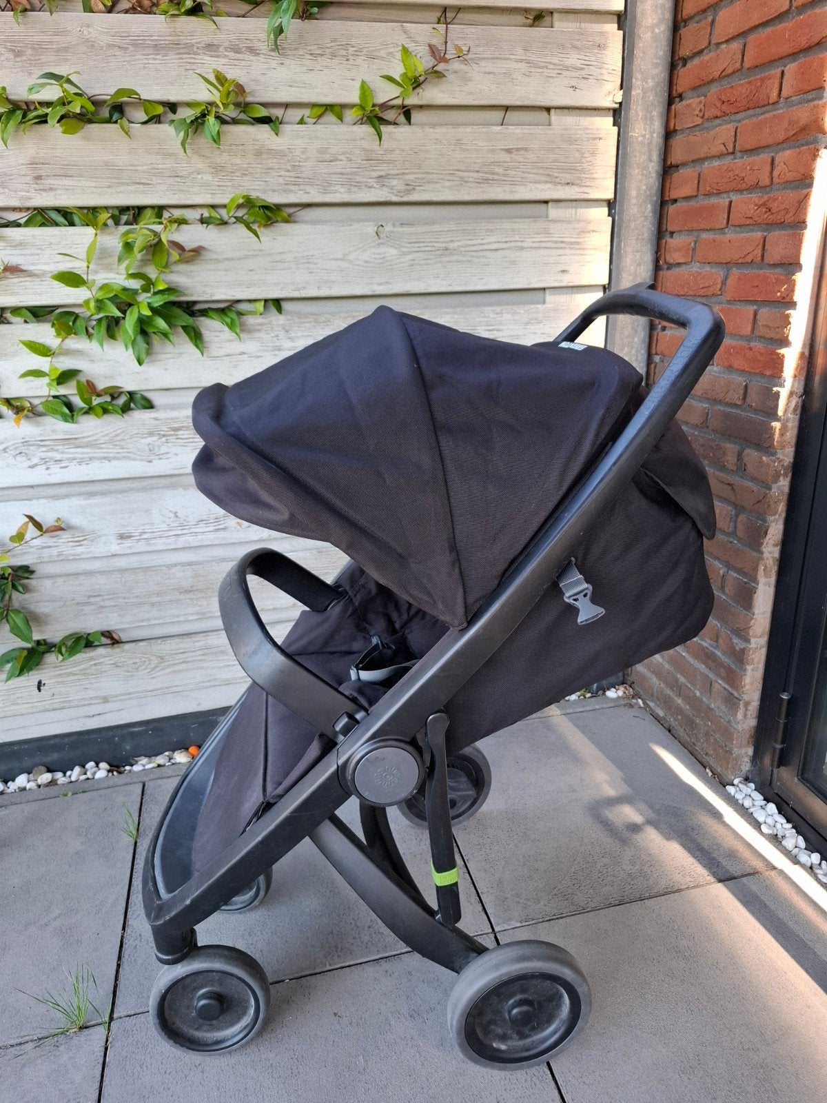 Greentom Classic Buggy - Zwart, Kinderen en Baby's, Ophalen, Gebruikt, Overige merken, Verstelbare rugleuning