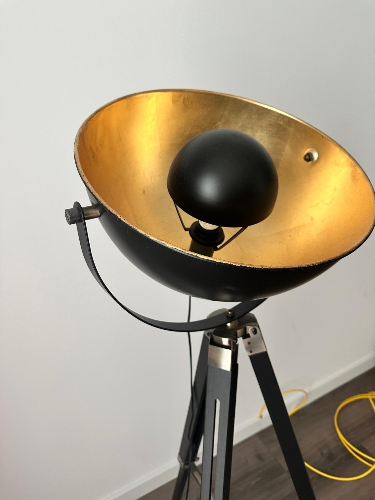 Industriële staanlamp - Zo goed als nieuw, Ophalen, 100 tot 150 cm, E27 (groot), Zo goed als nieuw