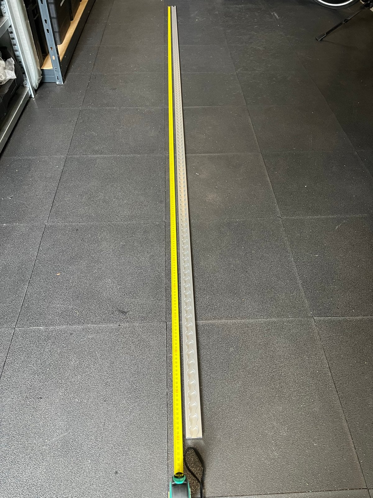 Sjorrails met 9 sjorogen - 3 meter lang, Ophalen of Verzenden, Gebruikt