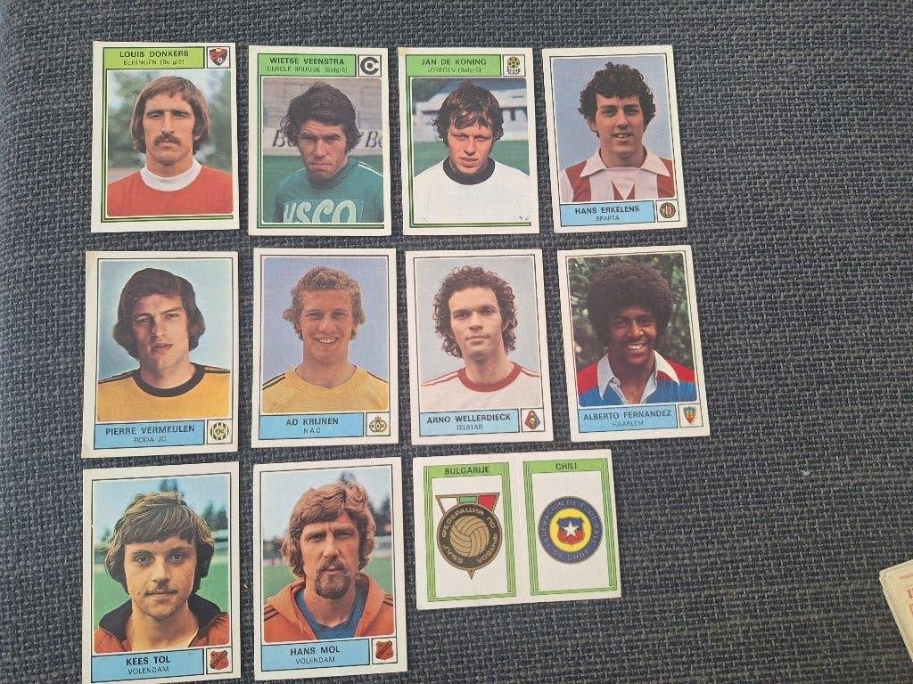 Panini Voetbal 78 10x, Ophalen of Verzenden, Zo goed als nieuw, Sticker