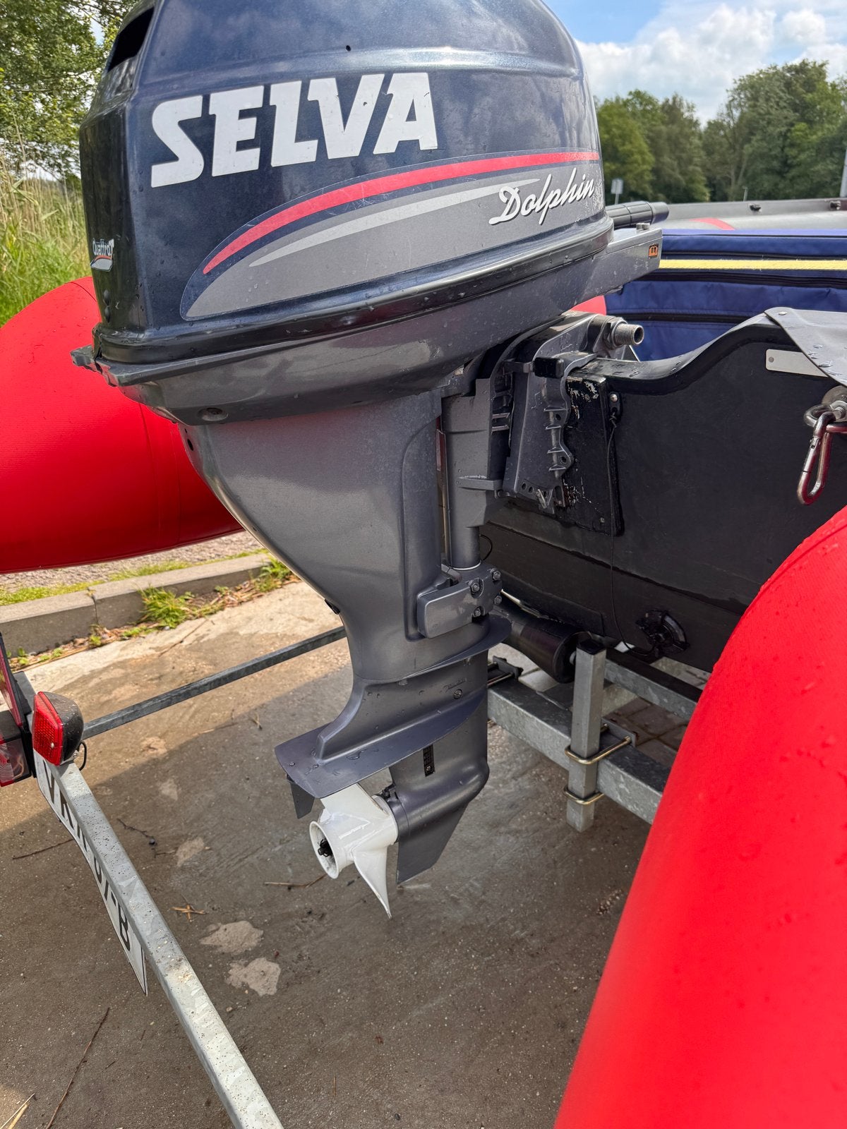 Selva 9.9 15pk Buitenboordmotor - Zo goed als nieuw, Ophalen, 5 tot 10 pk, Viertaktmotor, Zo goed als nieuw
