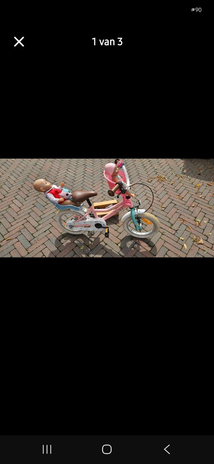 Meisjesfiets 14inch, Fietsen en Brommers, Fietsen | Meisjes, Ophalen, 14 inch of minder