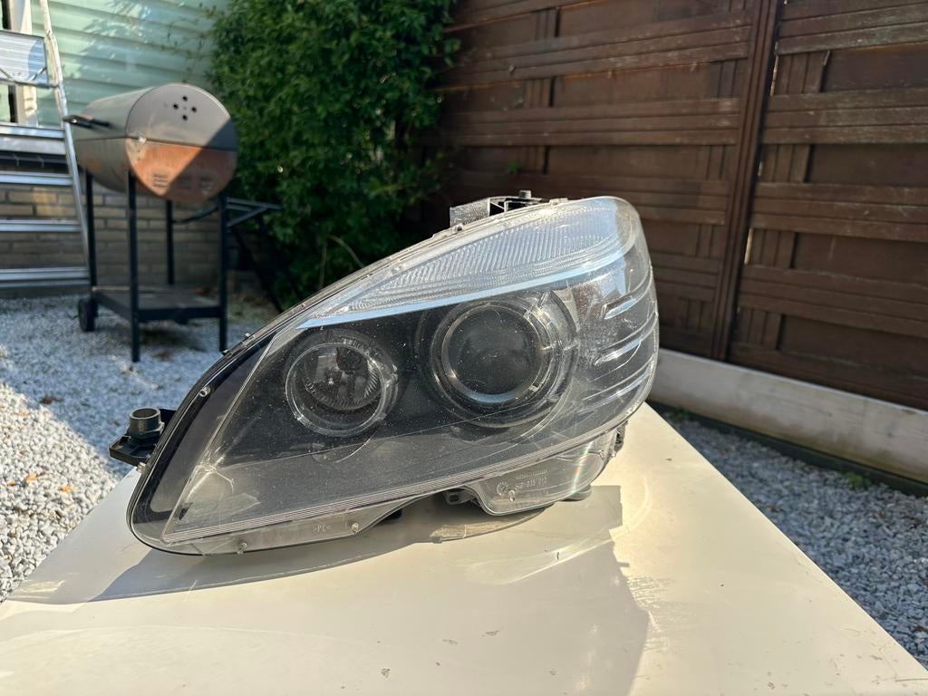 C63 w204 linker koplamp compleet, Ophalen, Gebruikt, Mercedes-Benz