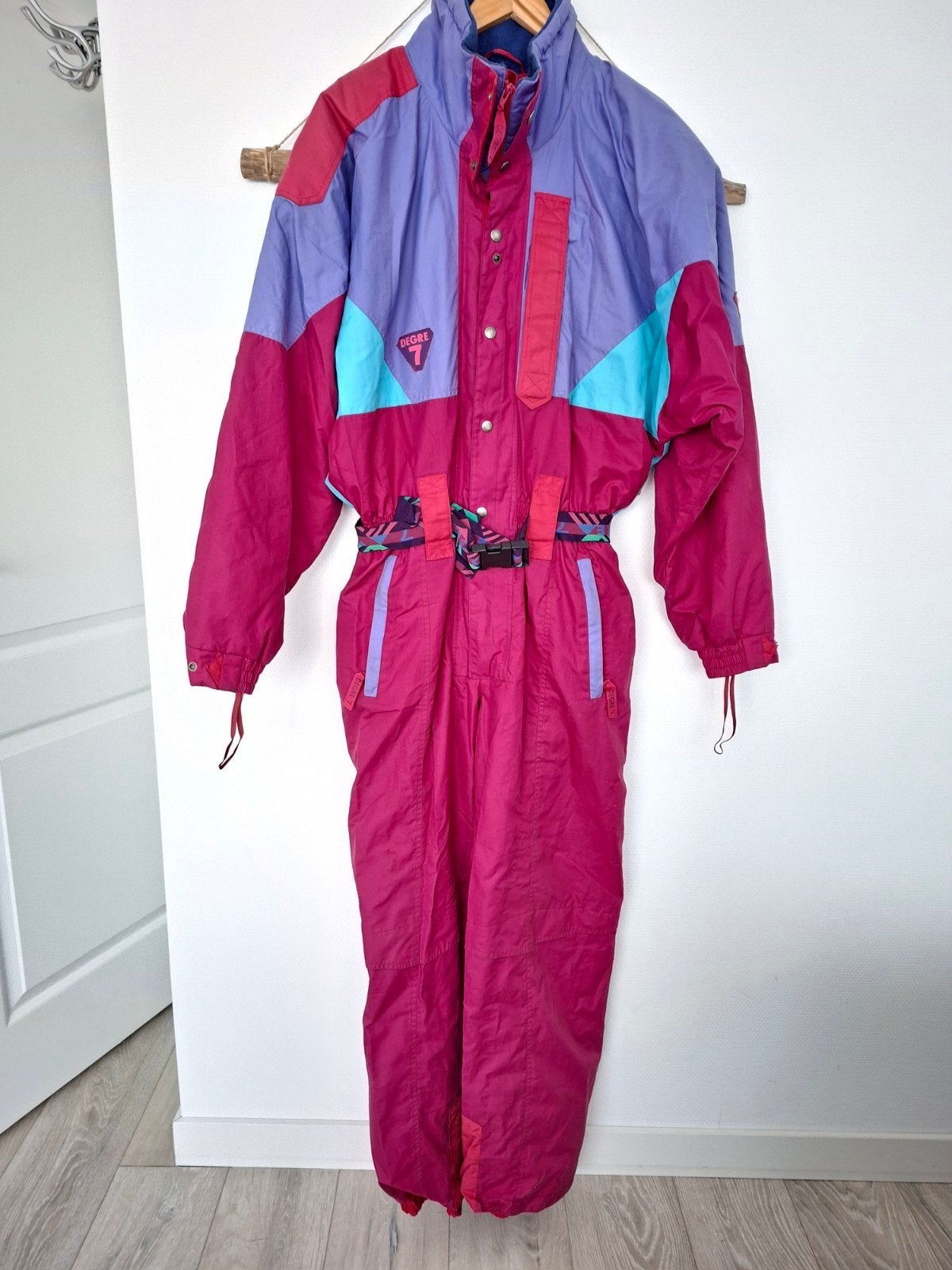 vintage skipak 56/XXL retro fout après-ski carnaval klunen, Ophalen of Verzenden, 160 tot 180 cm, Kleding, Overige merken