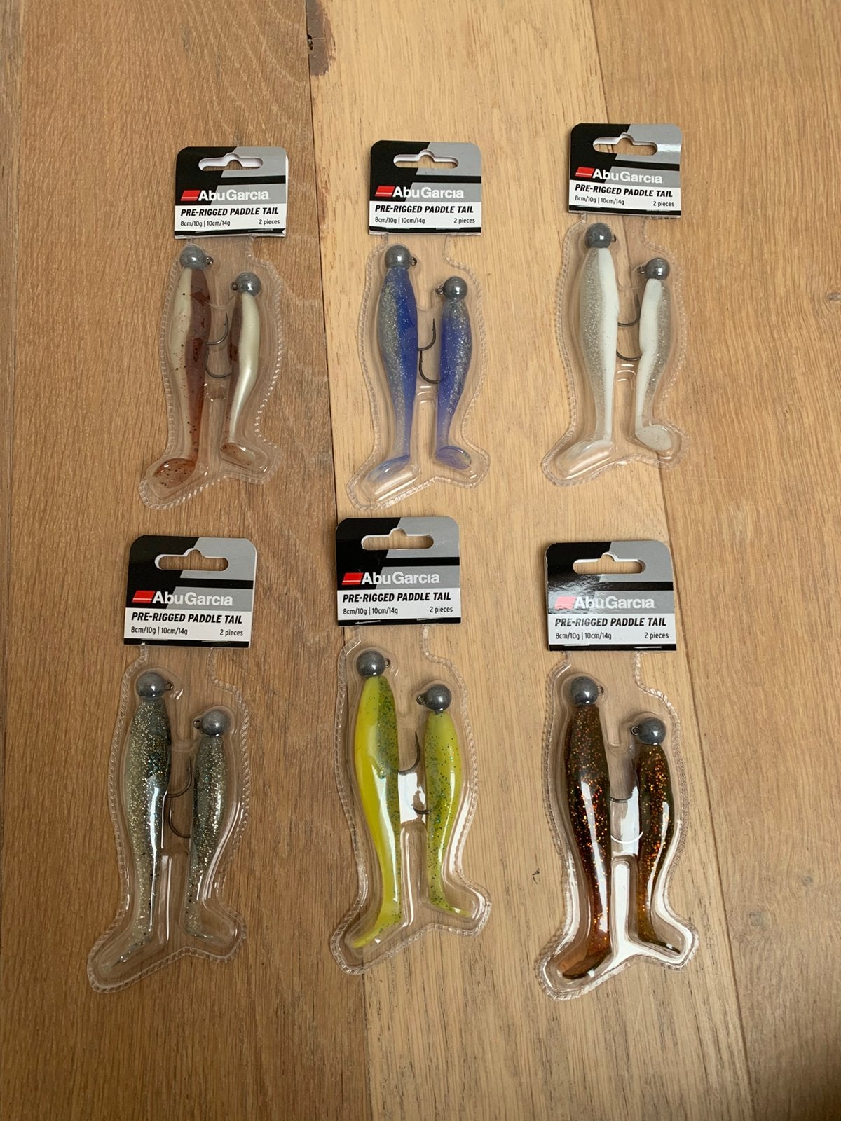 Nieuwe Abu Garcia Pre-Rigged Paddle Tail, 8cm 10g & 10cm 14g, Abu garcia, Overige typen, Nieuw, Ophalen of Verzenden