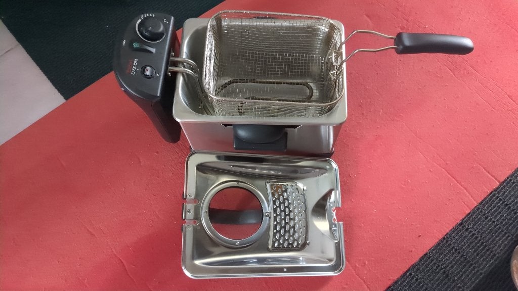 Friteuse Tefal, 1 tot 2 liter, Ophalen of Verzenden, Gebruikt, Uitneembare binnenpan