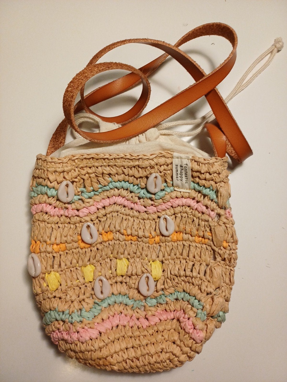 schoudertasje met schelpen van Zara, Ophalen of Verzenden, Nieuw, Overige kleuren, Schoudertasje