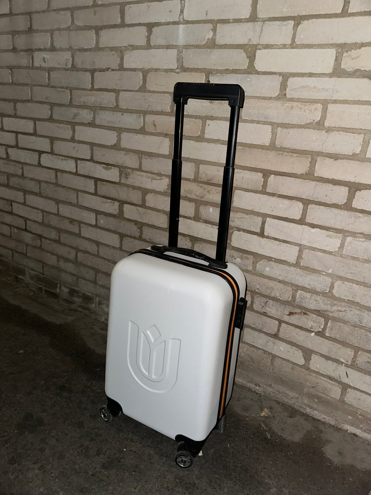 Handbagage reiskoffer, Ophalen, 50 tot 60 cm, Hard kunststof, Zo goed als nieuw