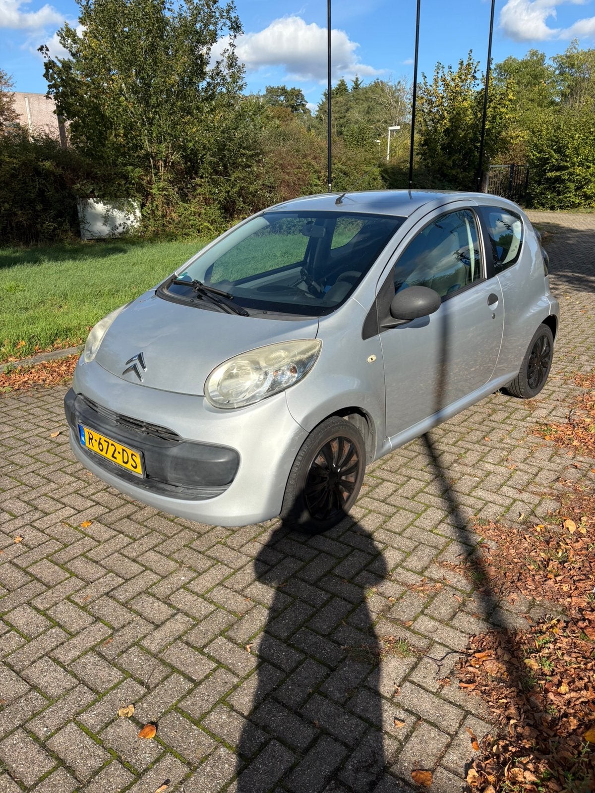 Citroën C1 1.0 3-DRS 2008 Grijs apk 20-9-2027, Voorwielaandrijving, 4 stoelen, C1, 68 pk