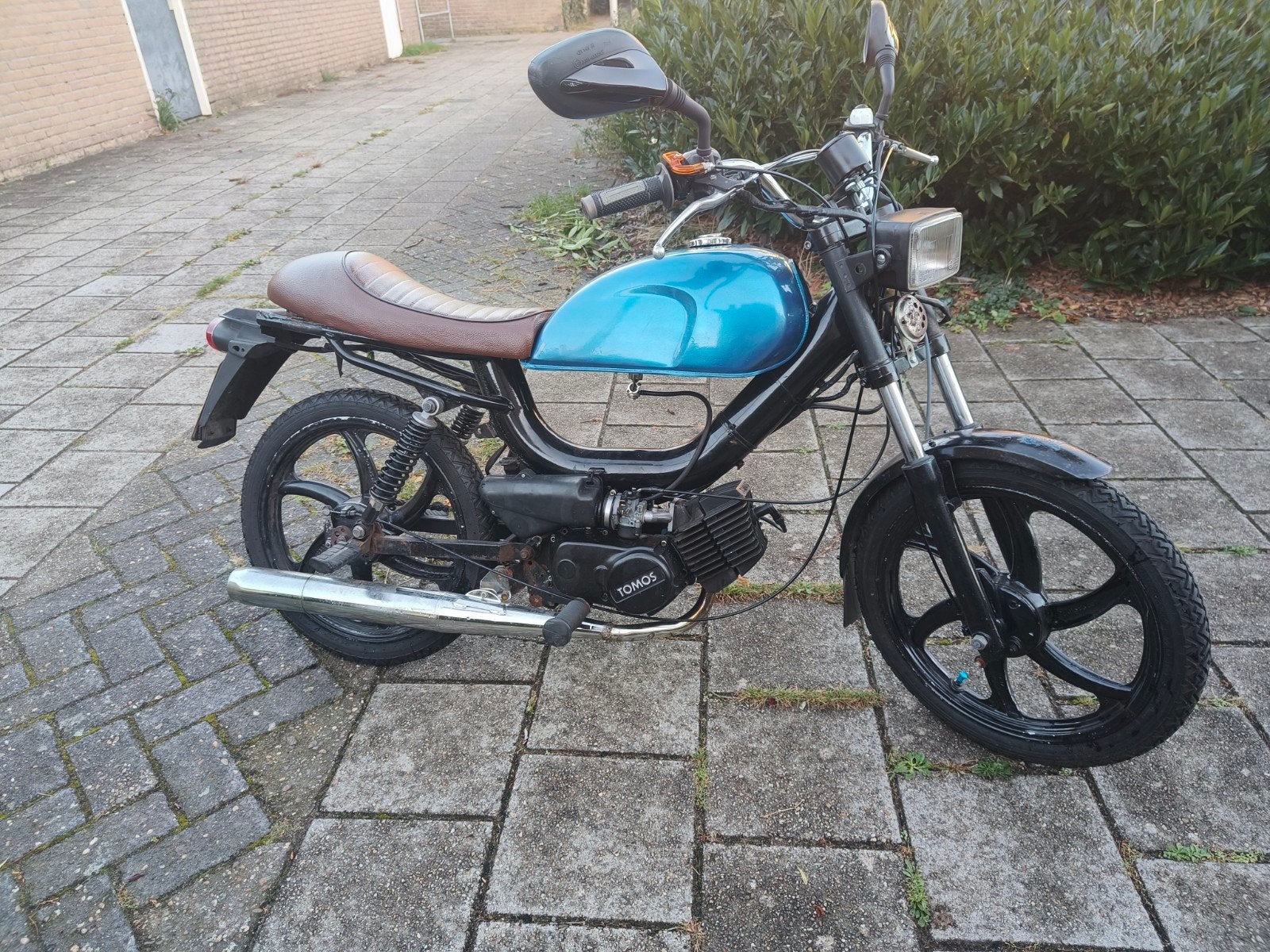 tomos caferacer gereviseerd blok, Fietsen en Brommers, Ophalen, Overige modellen, Maximaal 45 km/u, Zo goed als nieuw