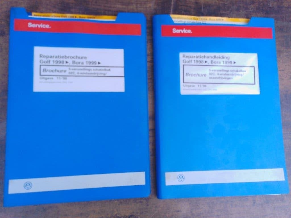 Vw Golf 4 dealer werkplaatsboek 4 Motion versnellingsbak 02C, Ophalen of Verzenden, Gelezen, Volkswagen