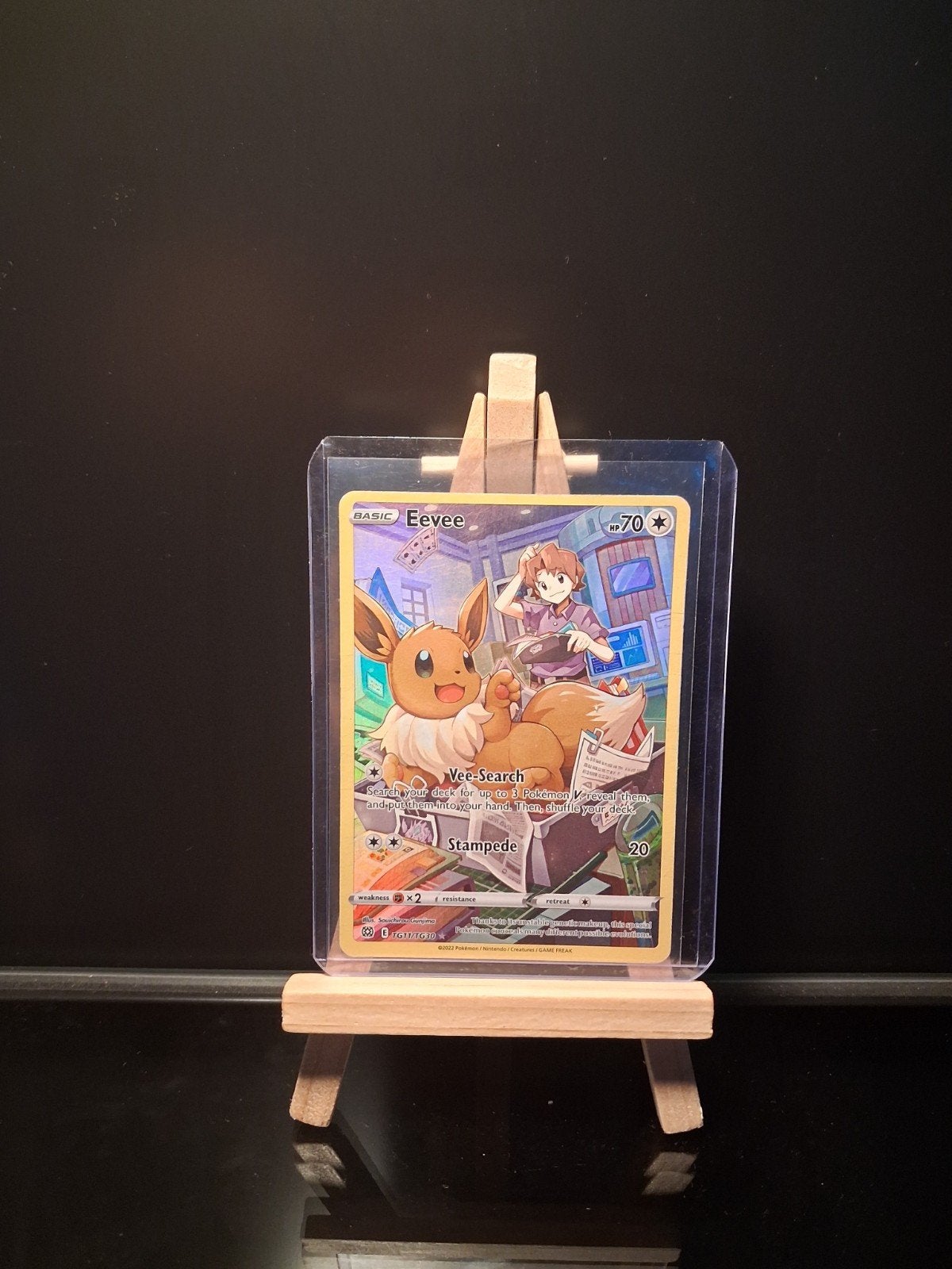 Eevee TG11 - Pokemon Brilliant Stars (2), Ophalen of Verzenden, Zo goed als nieuw
