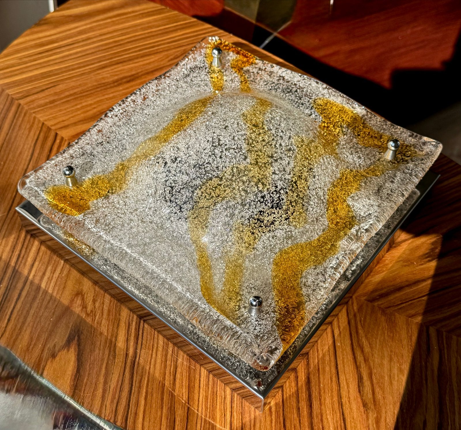 Mazzega Murano Glas Wandlamp - Toni Zuccheri Design, Ophalen of Verzenden