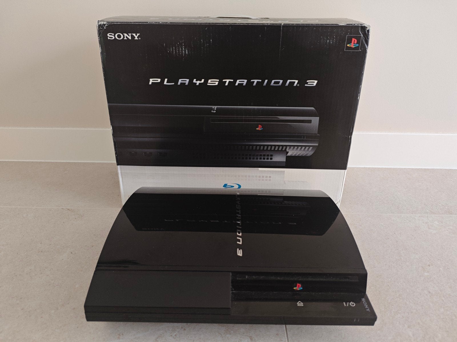 PS3 CECHB00 20GB Originele Doos 36 Dagen Runtime Zeldzaam, Spelcomputers en Games, Verzenden, Phat, Zo goed als nieuw, 60 GB