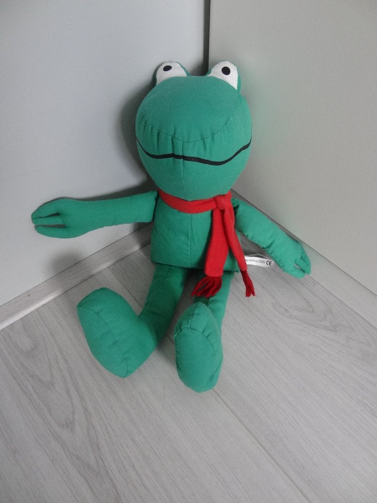 Kikker knuffel Max Velthuijs, Kikker, Groen, Overige merken, Ophalen of Verzenden