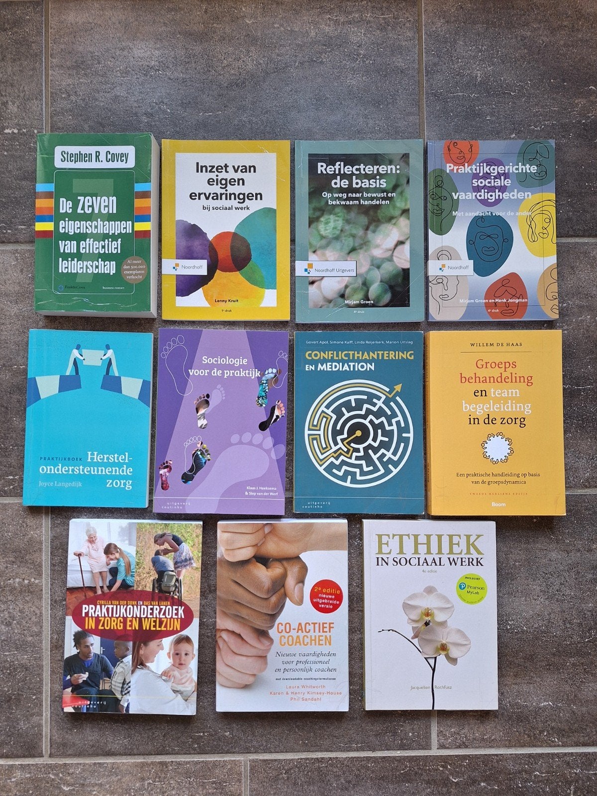 Complete set studieboeken Ervaringsdeskundige Zorg & Welzijn, Ophalen of Verzenden, Beta, Zo goed als nieuw, HBO