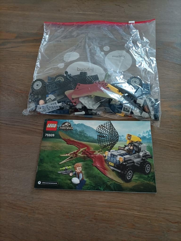 LEGO Jurassic World 75926 Pteranodon Achtervolging compleet, Compleet, Gebruikt, Jurassic World, Lego