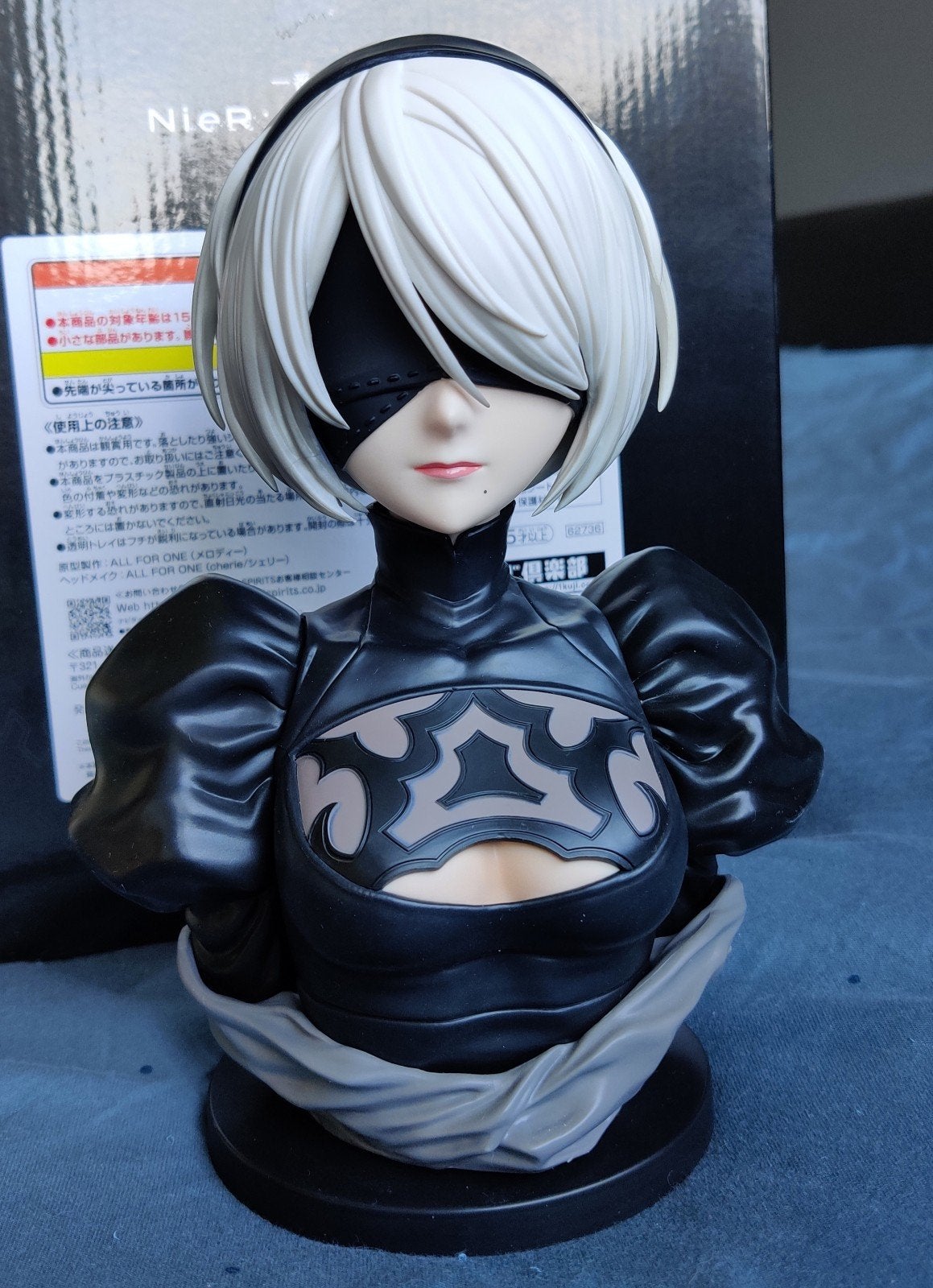 Nier Automata 2B bust anime figure, Ophalen of Verzenden, Zo goed als nieuw
