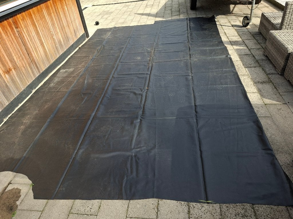 Zwart grondzeil / afdekzeil, Tuin en Terras, Ophalen, Nieuw