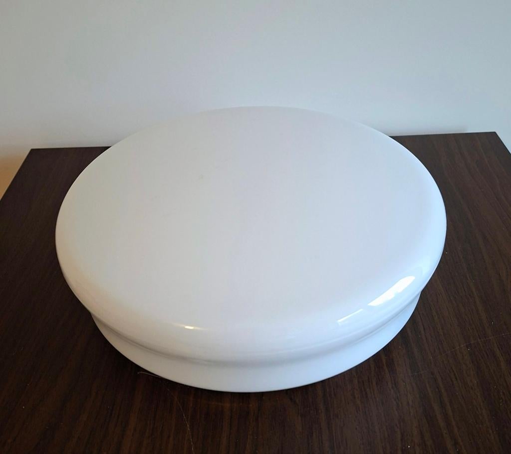 IKEA plafondlamp van glas, Huis en Inrichting, Ophalen, Gebruikt, Glas, Modern, minimalistisch