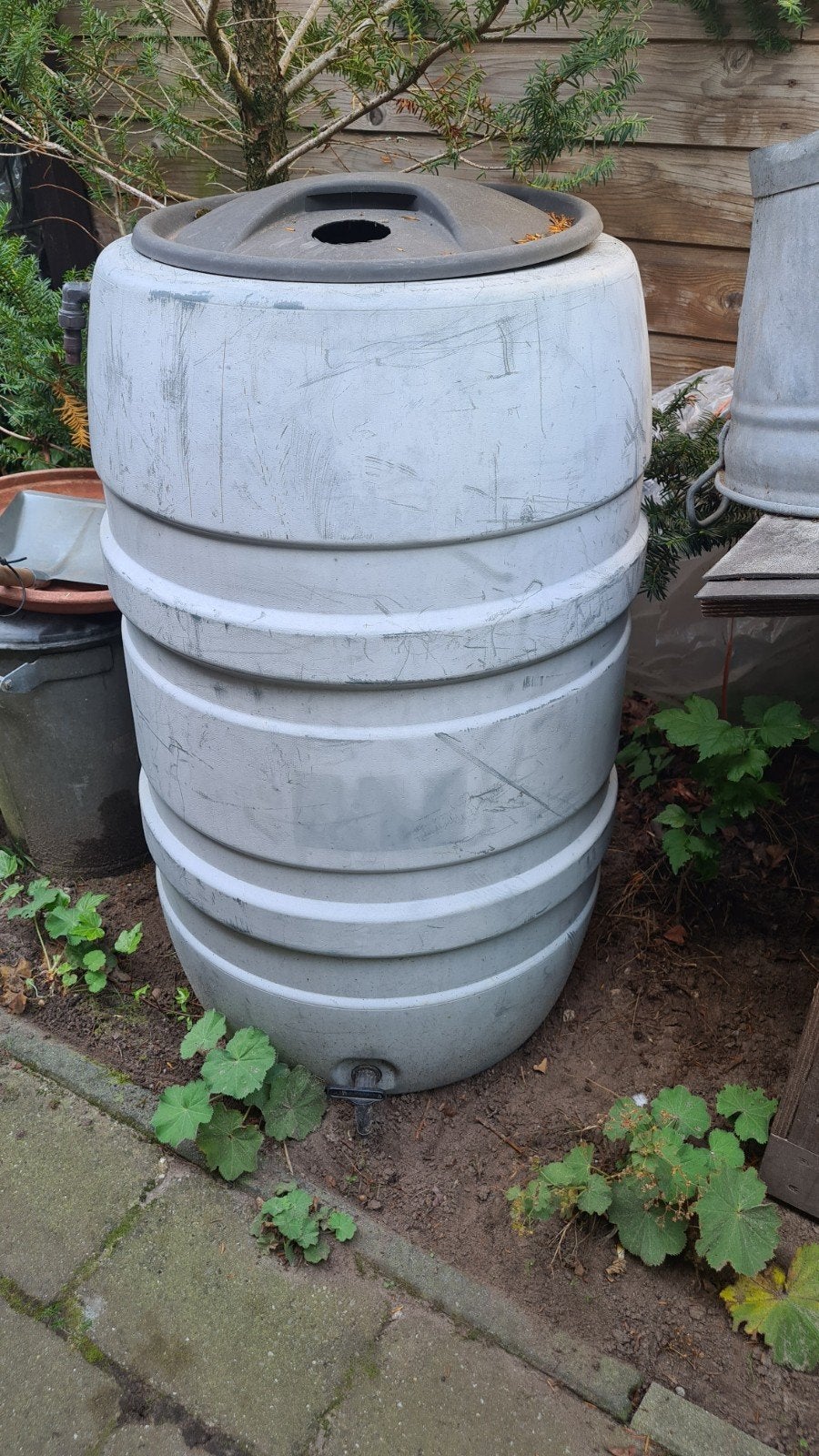 regenton, Tuin en Terras, Ophalen, Kunststof, Gebruikt, Met kraantje