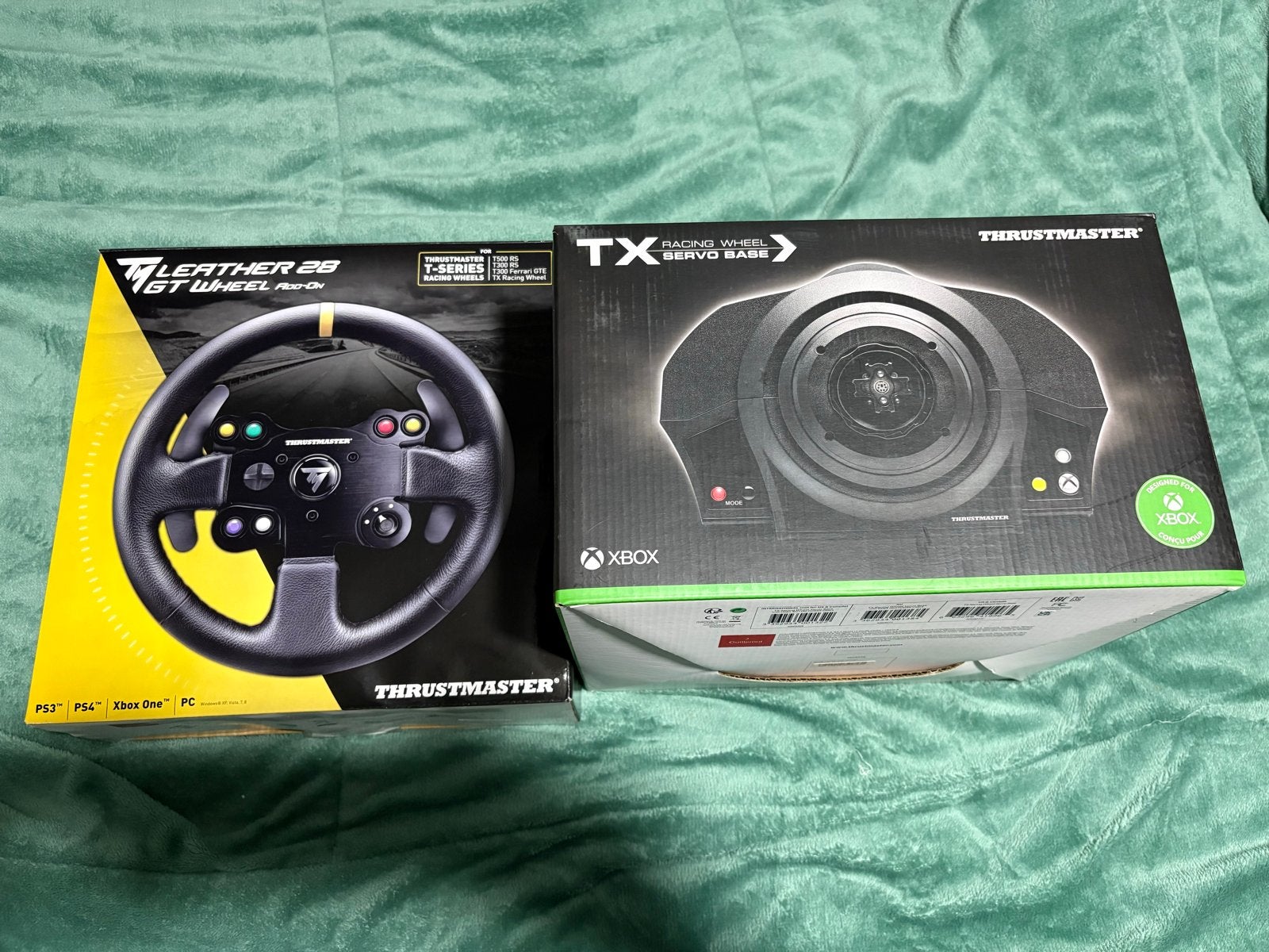 Thrustmaster TX Racing Wheel /Tx Servo / Tpa pro pedalen, Spelcomputers en Games, Ophalen, Racestuur, Xbox, Force feedback