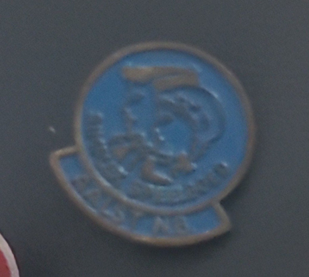 Simplex Speelgoed Aalst N.B. [blauw]  speldje, Verzenden, Gebruikt, Overige onderwerpen, Speldje of Pin